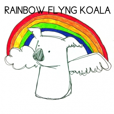 RAINBOW FLYING KOALA