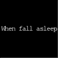 when fall asleep