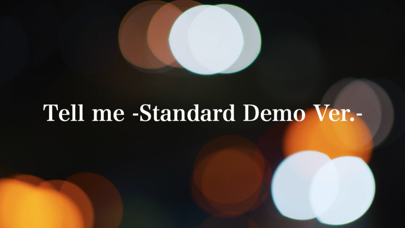 Yuichiro Aoyagi / Tell me -Standard Demo Ver.-［Lyric Video］